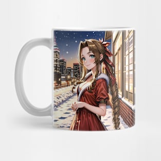 aerith santa dress Mug